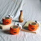 Creative 3D Hand Crafted Pumpkin Coffee Mugs Ceramic Milk Cup Funny Halloween Gifts for Kids Novelty Tea Water Cup Gift