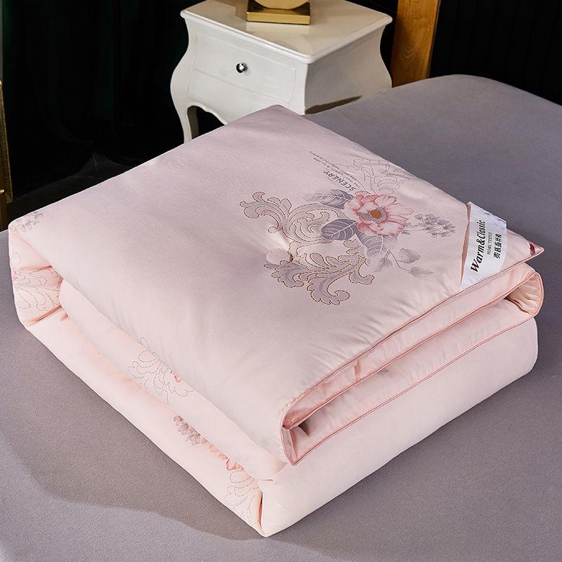 Silk Quilt 100% Mulberry Silk Thicken Warm Cotton Winter Quilt Spring and Autumn Quilt Summer Quilt
