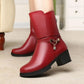Winter Plus Velvet Thick Cotton Shoes Comfortable and Warm Martin Boots Soft Soled Ankle Boots