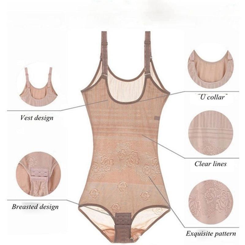 Slimming Body Shaper Underbust Corset Girdle Underwear Tummy Control Shapewear Non-marking Body Corset Underwear Briefs