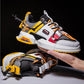 Male Lace-up Running Shoes Fashion Air Cushion Sports Shoe Popular Sneakers for Mens Size