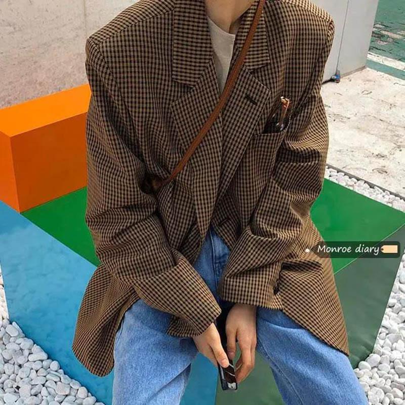 Spring and Autumn British Style Long All-match Windbreaker Temperament Loose Casual Jacket Overcoat Women