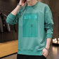 Men's Sweater Youth Turtleneck Long Sleeve Sweatshirts Fashion Leisure Loose Pullover Sweater Outerwear Autumn
