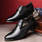 Men's Shoes Leather Embossing Classic Fashion Luxury Non Slip Mans Footwear Anti-slip Black