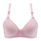 Thin Sexy Simple Jacquard No Steel Rings Gathering Receiving Breasts Anti-sagging Women's Underwear Bra