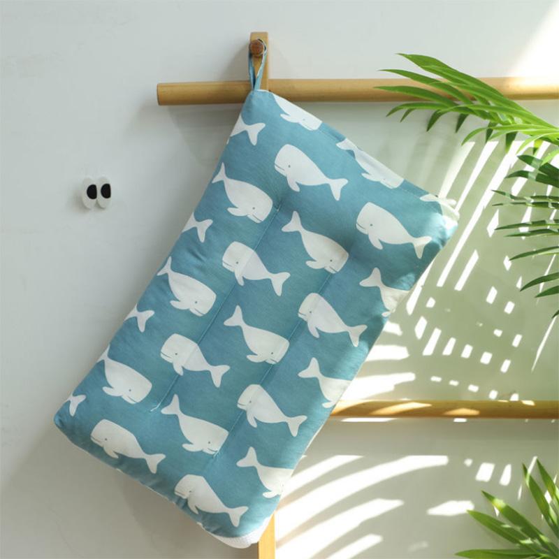 Children's Cute Cartoon Pillow Cotton Cartoon Pillow Core 3-6-10 Baby Boys and Girls Primary School Neck Pillow