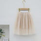 Baby Girls Princess Mesh Skirts Summer Kids Heart Print Clothing Children Sweet Party Costumes 3-7Y