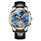 Mens Watch Top Brand Luxury Military Sport Hand Wind Mechanical Wristwatch Skeleton Male Clock