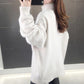 Autumn Winter Thick Sweater Women Knitted Ribbed Pullover Sweater Long Sleeve Turtleneck Jumper Soft Warm
