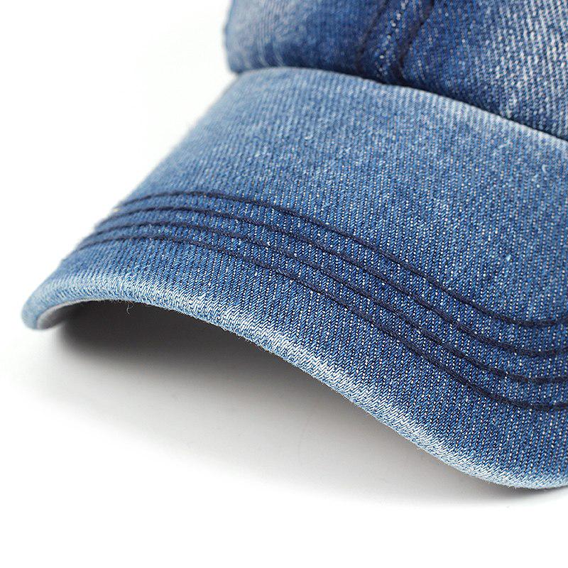 High Quality Washed Cowboy Cotton Adjustable Solid Color Baseball Cap Unisex Couple Cap Fashion