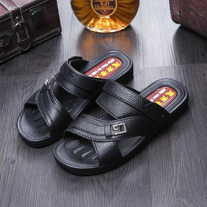 Vietnamese Rubber Men's Sandals and Slippers Korean Non-slip Casual Shoes Summer Comfortable Men's Sandals
