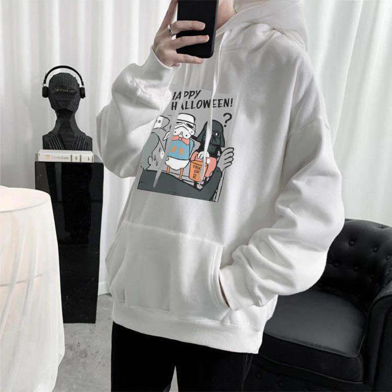 Sweater Men's Hooded Loose Spring and Autumn Thin Jacket Student Trend Couple Jacket