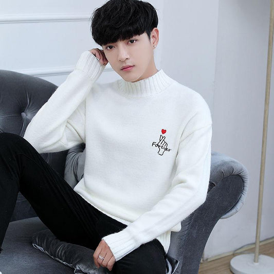 Cashmere Wool Sweater Men Brand Clothing 2019 Autumn Winter Slim Warm Sweaters Pullover Men Top
