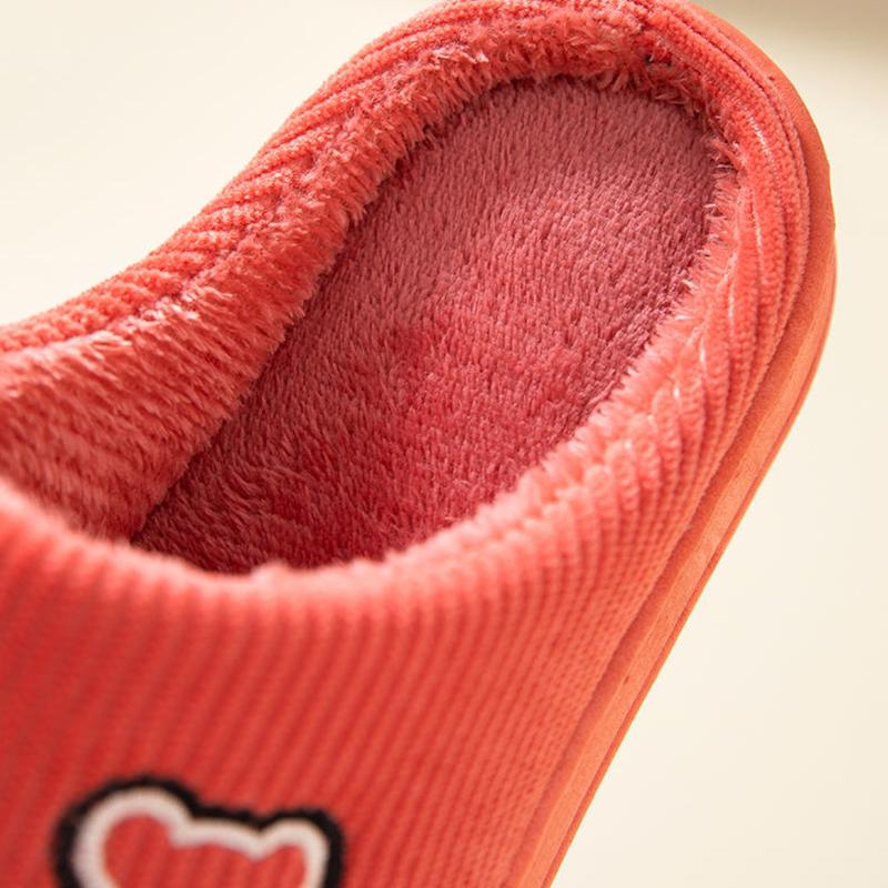 Slippers Women Winter Thick Warm Home Cotton Shoes Men Plus Size Sliders House Non Slip Fleece Winter Slippers