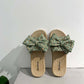 Slippers Women's Summer Bow Slippers Korean Wild Non-slip Student Flat Beach Sandals Slippers