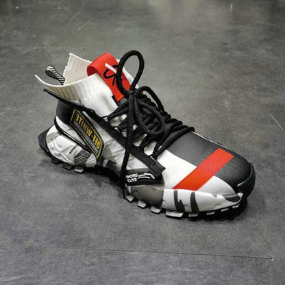 Men's Shoes Board Shoes Korean Version Fish Mouth Increased Thickness of Shoes Casual Korean Version of Wild Sports Shoes