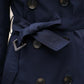 Lining Windbreaker Women's Mid-length 2021 Spring and Autumn Drape Coat Women's Long Over-the-knee Coat