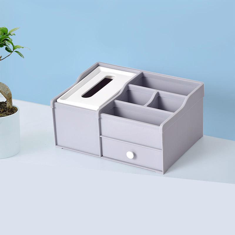 Multifunctional Paper Box Home Living Room Desktop Storage Box Bathroom Tissue Box Bedroom Office Paper Box