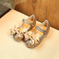 Kids Leather Shoes Girls Wedding Dress Shoes Children Princess Bowtie Dance Shoes for Girls Casual Shoes Flat Sandals