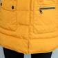 Mid-length White Duck Down Jacket Women Fashion Self-cultivation Knit Hat Fake Two-piece Winter Jacket