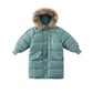 Girls' Warm Winter Padded Jacket Korean Style Padded Coat Children's Mid-length Down Quilted Jacket