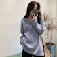 Waffle Women's Long-sleeved T-shirt Ins All-match Bottoming Shirt Women's Spring and Autumn Loose Women's Tops Casual Blouses for Girl
