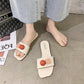 Slippers Women Outdoor Slippers Flat-bottom Slippers Women Outdoor Fashion Beach Sandals and Slippers