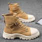 Fall Men's High Top Martin Boots Korean Style Trendy Locomotive Casual Shoes Student Canvas Shoes