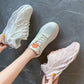 Sports Shoes Female Korean Version of The Thick Bottom Mesh Breathable Old Shoes Wild Ins Tide Shoes White Shoes