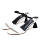 Genuine Patent Leather Sandals Women's Fashion Korean Version of High-heeled Shoes Outside Wear Stiletto Slippers Summer All-match Shoes Women