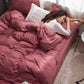 American Style Spring Autumn Bedding Set Dark Green+Gray King Queen Full Single Size Bed Sheet Duvet Cover Pillowcase