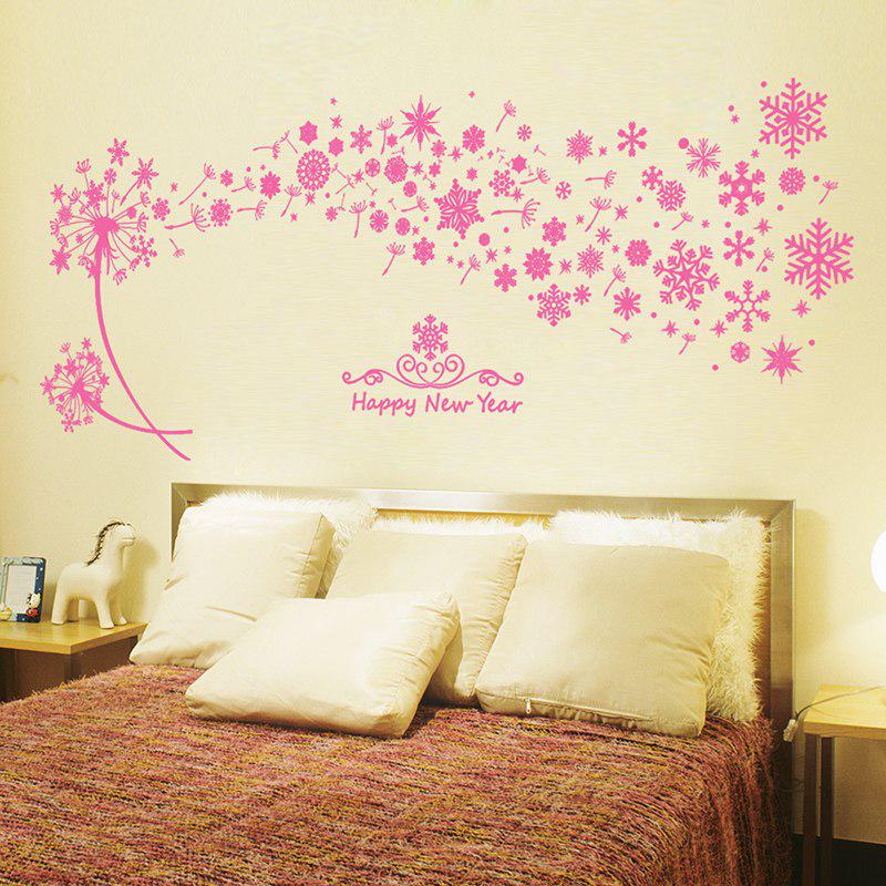 [Wall sticker ]Snowflake Dandelion Wall Stickers For Kids Rooms Baby Room Bedroom Kitchen Toilet Sti