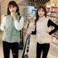 Women's Vest Down Cotton Jacket Loose Large Size Stand-up Collar Hoodless Waistcoat for Small People To Wear Winter Warm Jackets In Winter