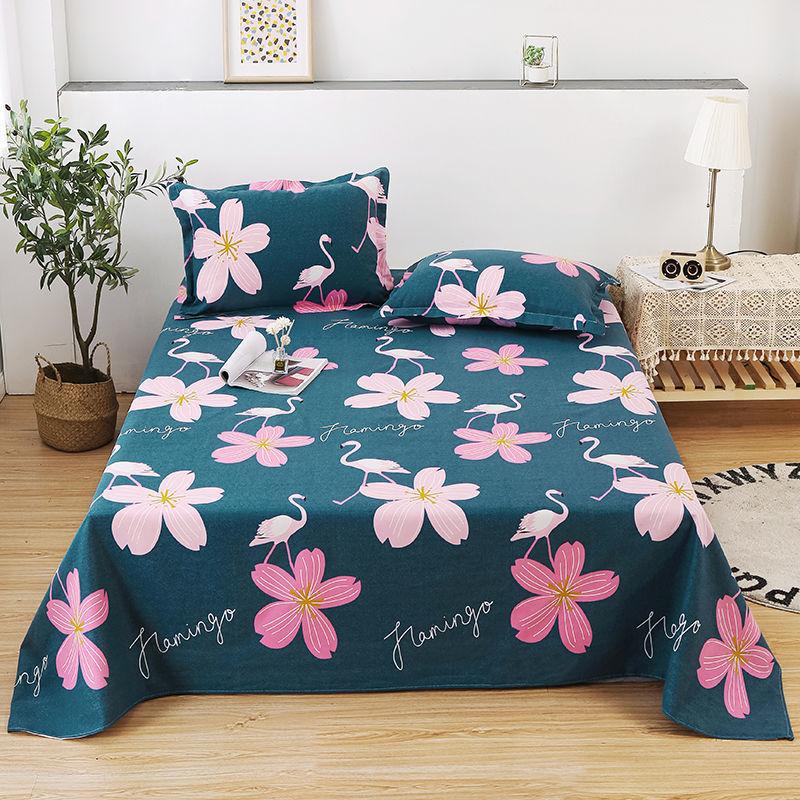 Three-piece Cotton Home Textile Bedding Cotton Fabric Sweat-absorbing Warmth Breathable Exquisite Pattern Washable All Seasons