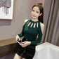 Pofulove Women Knitted Pullovers Sexy Off Shoulder Sweater  Long Sleeve Knitted O-neck Female Jumper