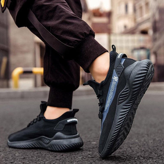 Men's Running Shoes Breathable Casual Shoes All-match Sports Shoes Non-slip Wear-resistant Mesh Shoes