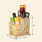 Resin Material Pen Holder Student Desktop Stationery Pen Storage Box