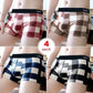 4-pack Men's Antibacterial Panties Mid-waist Boxer Briefs Soft and Comfortable Boxer Briefs