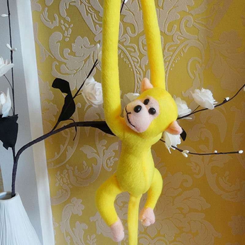 Lovely Baby Sleeping Appease Animal Long Arm Tail Monkey Doll Plush Toys Birthday Christmas Gifts