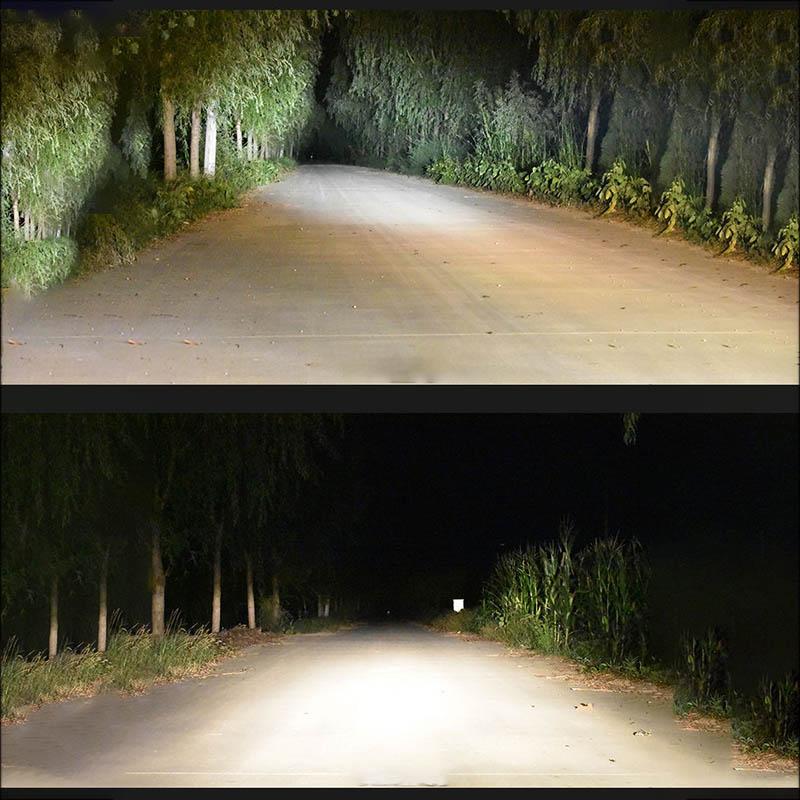 Car Led Headlights H7 H1 H3 H4 H8 H9 H11 12V24V 260W Super Bright Spotlight Far and Near Light Front Headlight Fog Lamp Free Modification