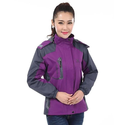 Windbreaker Quick-drying Couple Clothes Men/women Breathable Windproof Hooded Outdoor Sports Jacket Lightweight Hiking Jacket