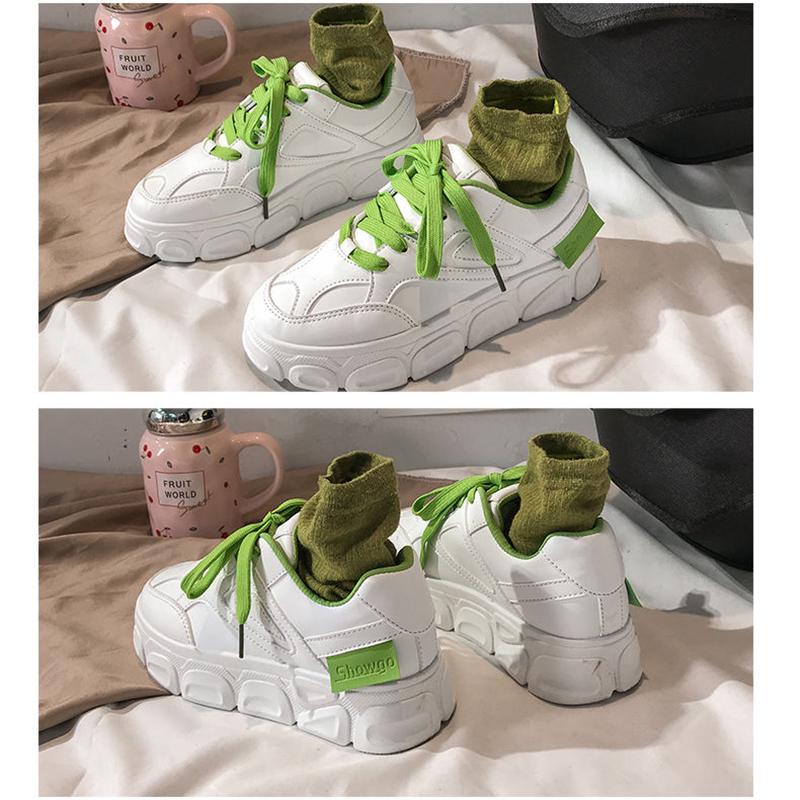 Summer Women White Sneakers Mesh Patchwork Dad Shoes Casual Thick Heel White Shoes Designer Breathable Running Platform Sneakers