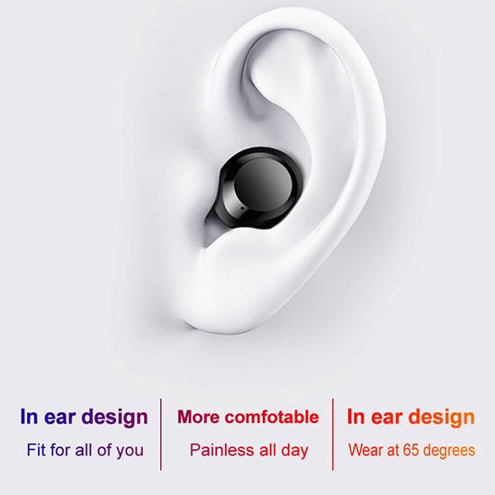 Waterproof 5.0 Earphones Bluetooth Mini HIFI TWS Earbuds Wireless Headphones Noise Reduction Headset
