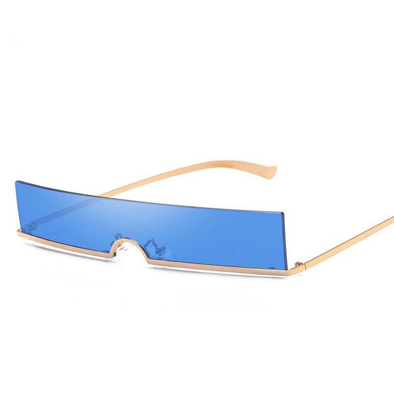 WTEMPO One Piece Lens Sunglasses Women Men Fashion Small Frameless Women's Men's  Sunglasses 2019