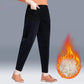 Plus Velvet Autumn and Winter Corduroy Pants Radish Pants Plus Velvet Stretch Loose Deep Pocket Women's Trousers Large Size Was Thin