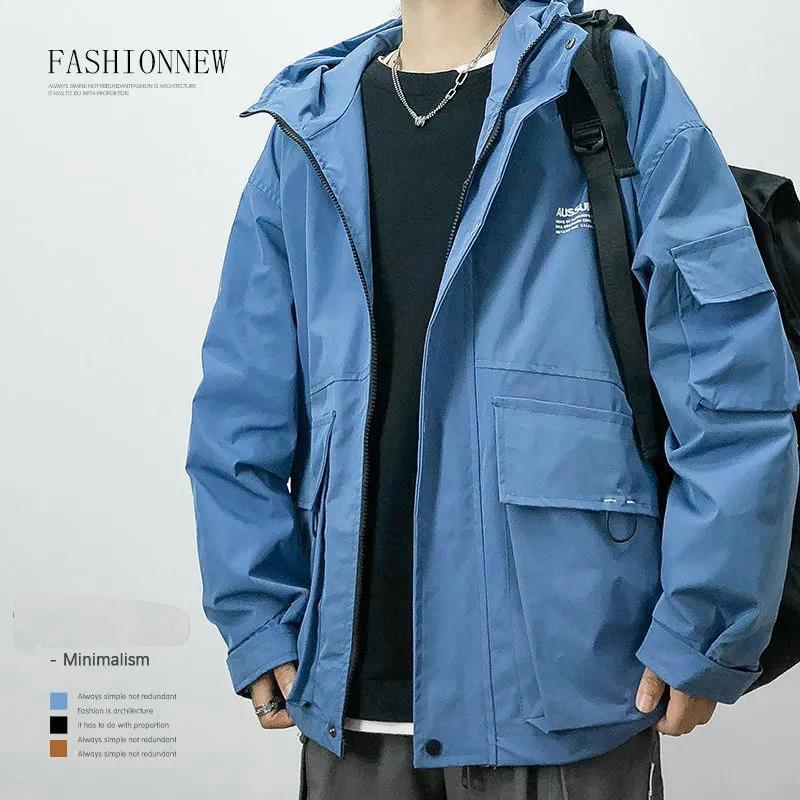 Autumn Tooling Jacket Men's Trendy Brand Top Loose Casual Versatile Functional Jacket Top