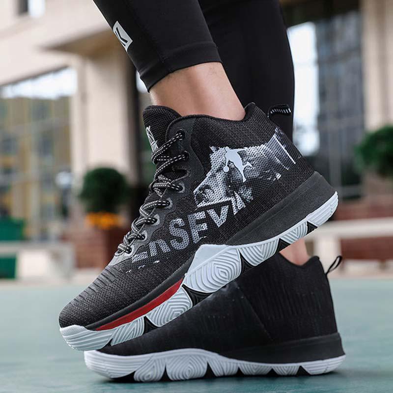 Size 35-45 Women High-top Sneakers Couples Basketball Shoes Men Non-slip Breathable Running Shoes