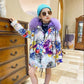 Girls' Winter Warm Cotton Coat Thicken The Children To Overcome Windproof and Warm Down Padded Jacket