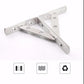 Stainless Steel Tripod with Wooden Shelf Bracket Set Right Angle Bracket Kitchen Support Frame