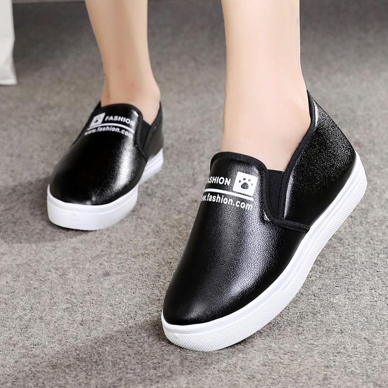 Cotton Shoes Women's Winter Waterproof Thickened Plus Suede Leather Winter Thick-soled Non-slip Casual Warm Flat Shoes